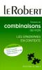 Dictionnaire des combinaisons de mots. Les synomymes en contexte