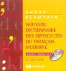 Nouveau dictionnaire des difficultés du français moderne (Livre + Cédérom)