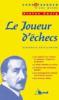 Etude sur : Zweig : Le Joueur d'échecs