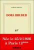 Modiano : Dora Bruder