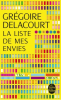 Delacourt : La liste de mes envie