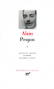 Alain : Propos 2 (1906-1936)