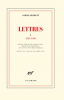 Beckett : Lettres I (1929-1940)