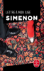 Simenon : Lettre à mon juge