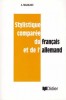 Malblanc : Stylistique comparée du français et de l'allemand  (5e édition revue)
