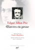 Poe : Oeuvres en prose