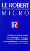 Le Robert Micro. Dictionnaire de la langue française (poche)