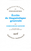 Saussure : Ecrits de linguistique générale