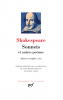 Shakespeare : Oeuvres complètes VIII : Sonnets et autres poèmes