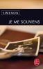 Simenon : Je me souviens... 