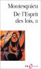 Montesquieu : De l'Esprit des lois, tome 2