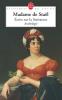Madame de Staël : Ecrits sur la littérature