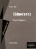 Etude sur : Ionesco : Rhinocéros