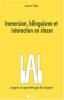 Gajo : Immersion, bilinguisme et interaction en classe. LAL Langues et apprentissage des langues