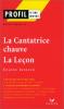 Etude sur : Ionesco : La Cantatrice Chauve, La Lecon