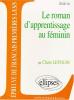 Etude sur : Le roman d'apprentissage au féminin