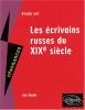 Etude sur : Les écrivains russes du XIX siècle