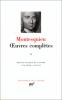 Montesquieu : Oeuvres complètes, tome II