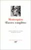 Montesquieu : Oeuvres complètes, tome I