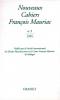 Mauriac : Nouveaux Cahiers Francois Mauriac n° 03