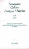 Mauriac : Nouveaux Cahiers Francois Mauriac n° 04