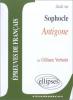 Etude sur : Sophocle : Antigone