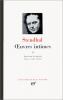 Stendhal : Oeuvres intimes, tome II 1818-1842