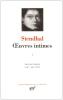 Stendhal : Oeuvres intimes, tome I 1801-1817
