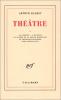 Adamov : Théâtre tome I