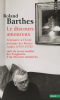 Barthes : Le discours amoureux. Séminaire à l'École pratique des hautes études (1974-1976)