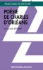 Etude sur : Charles d'Orléans : Poésie 