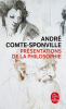 Comte-Sponville : Présentations de la philosophie