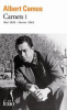 Camus : Carnets I (Mai 1935 - Février 1942)